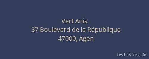 Vert Anis