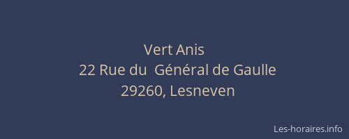 Vert Anis