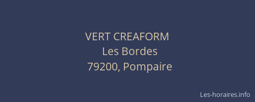 VERT CREAFORM