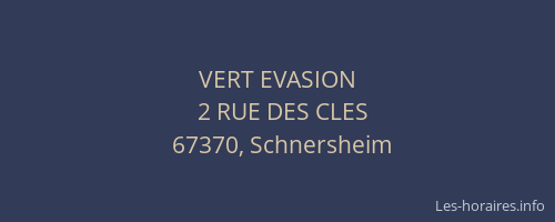 VERT EVASION
