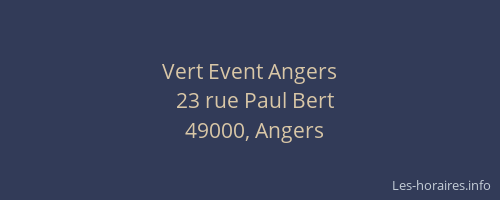 Vert Event Angers