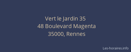 Vert le Jardin 35