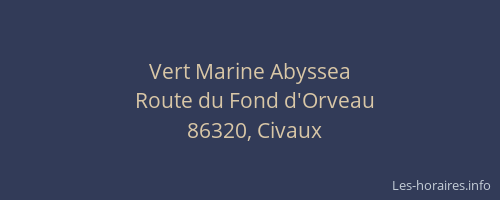Vert Marine Abyssea