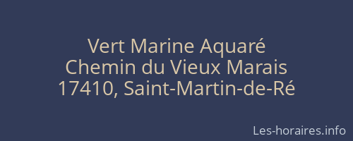 Vert Marine Aquaré