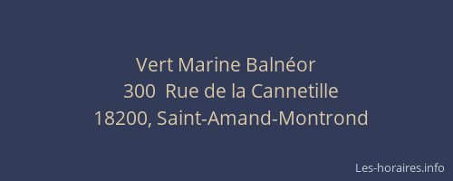 Vert Marine Baln&eacute;or