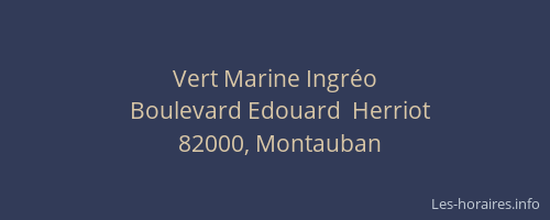 Vert Marine Ingréo