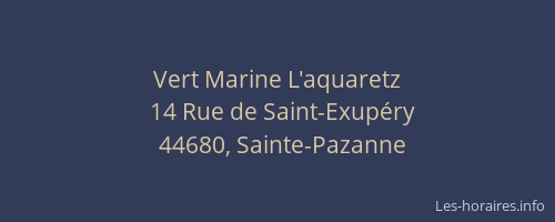 Vert Marine L'aquaretz