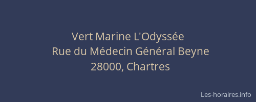 Vert Marine L'Odyssée