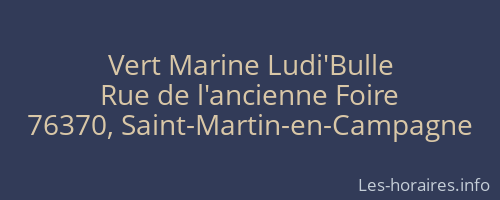 Vert Marine Ludi'Bulle