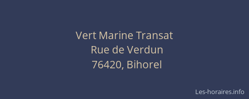 Vert Marine Transat