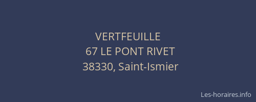 VERTFEUILLE