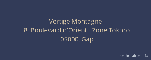 Vertige Montagne