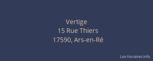Vertige