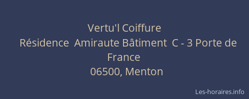 Vertu'l Coiffure