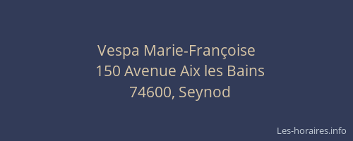 Vespa Marie-Françoise