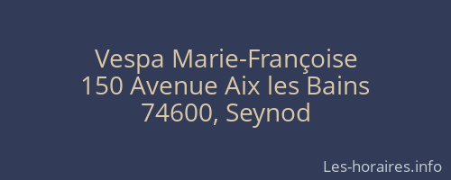 Vespa Marie-Françoise