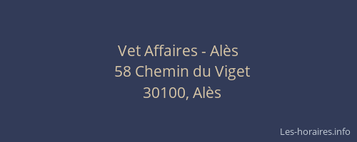 Vet Affaires - Alès