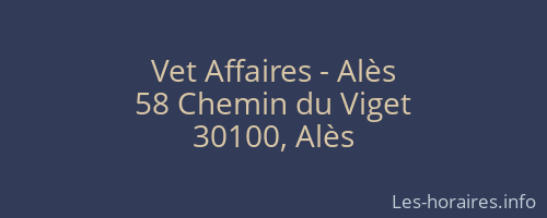 Vet Affaires - Alès