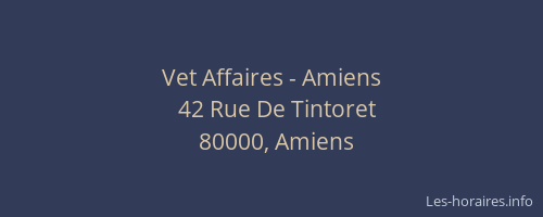 Vet Affaires - Amiens