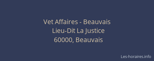 Vet Affaires - Beauvais