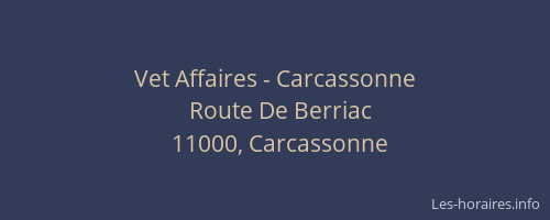 Vet Affaires - Carcassonne