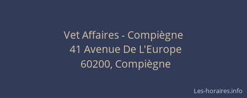 Vet Affaires - Compiègne