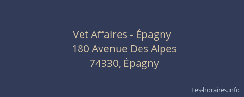 Vet Affaires - Épagny