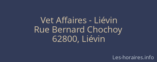 Vet Affaires - Liévin
