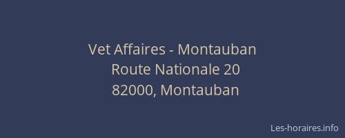 Vet Affaires - Montauban