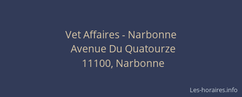 Vet Affaires - Narbonne