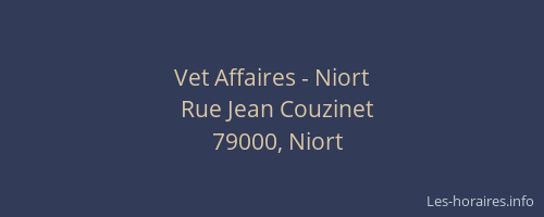 Vet Affaires - Niort