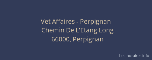 Vet Affaires - Perpignan