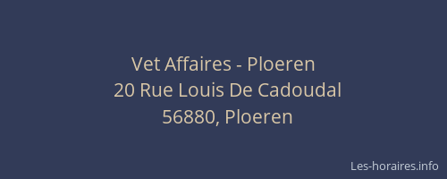 Vet Affaires - Ploeren