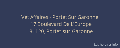 Vet Affaires - Portet Sur Garonne