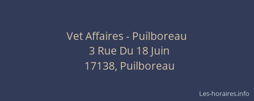 Vet Affaires - Puilboreau