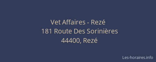 Vet Affaires - Rezé