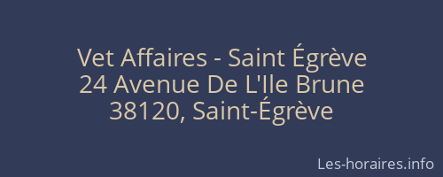 Vet Affaires - Saint Égrève