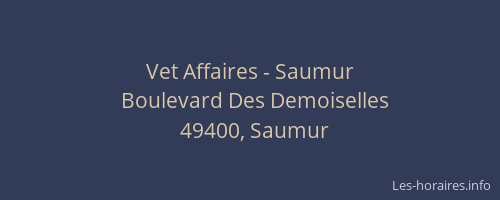 Vet Affaires - Saumur