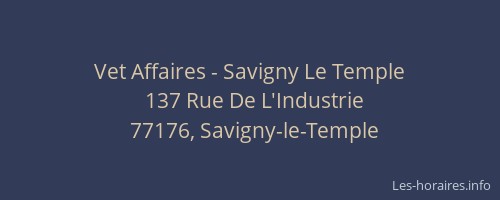 Vet Affaires - Savigny Le Temple