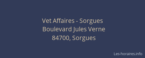 Vet Affaires - Sorgues