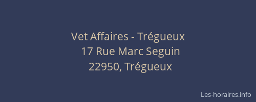 Vet Affaires - Tr&eacute;gueux