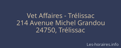 Vet Affaires - Trélissac