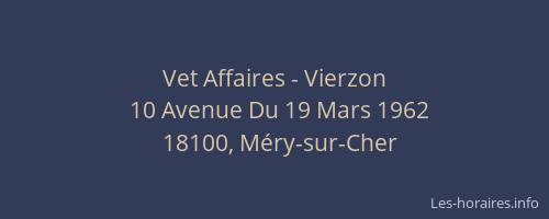 Vet Affaires - Vierzon