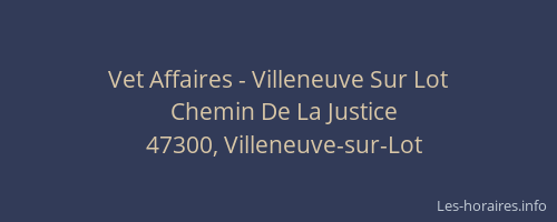 Vet Affaires - Villeneuve Sur Lot