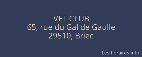VET CLUB