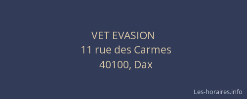 VET EVASION