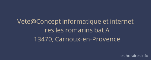 Vete@Concept informatique et internet