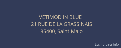 VETIMOD IN BLUE
