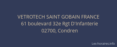 VETROTECH SAINT GOBAIN FRANCE