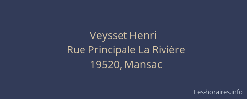 Veysset Henri